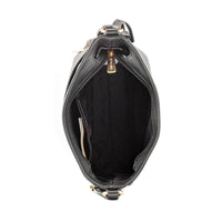 Michael Kors svart axelväska i canvas