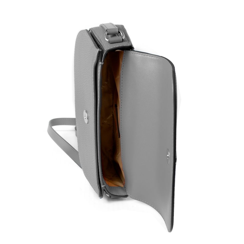 Michael Kors grå läderaxelväska