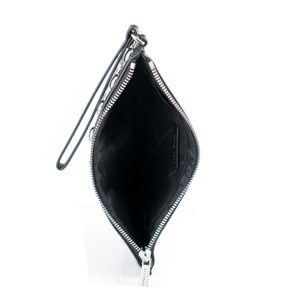 Michael Kors brun kuvertväska i läder