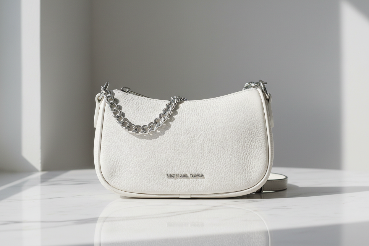 Michael Kors Beige Päls Axelväska