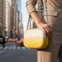 Michael Kors Bicolor Canvas Crossbody Bag