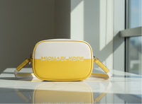 Michael Kors Bicolor Canvas Crossbody Bag