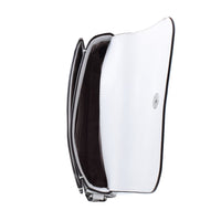 Michael Kors vit läderaxelväska