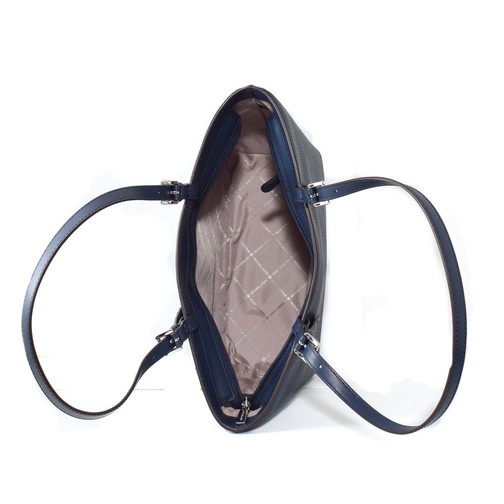 Michael Kors blå tygväska i konstläder