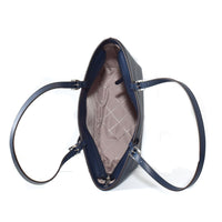 Michael Kors blå tygväska i konstläder