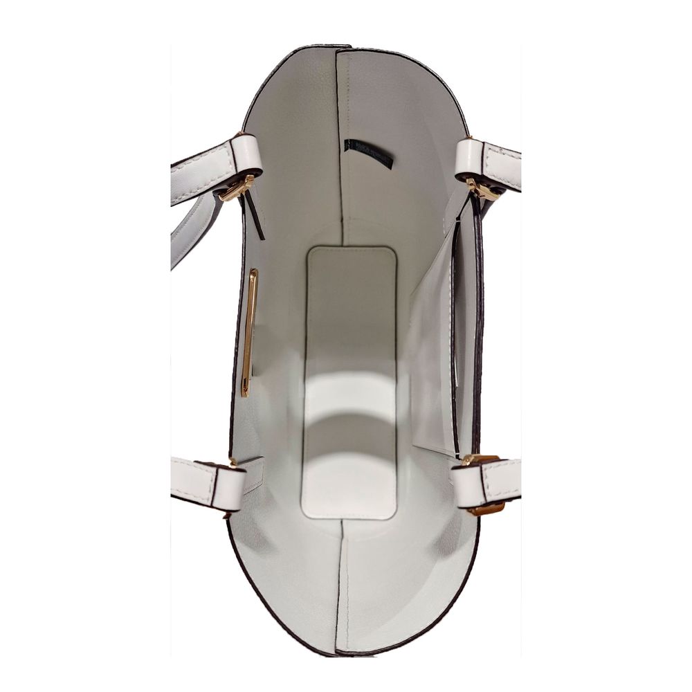 Michael Kors vit läderväska