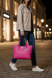 Michael Kors Multicolor Canvas Tote Bag