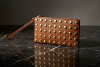 Michael Kors Black Leather Clutch Bag