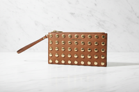 Michael Kors Black Leather Clutch Bag