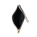 Michael Kors svart läderkuvertväska