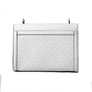 Michael Kors vit axelväska i canvas