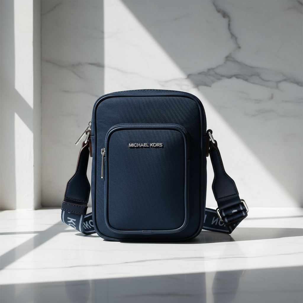 Michael Kors Blue Nylon Crossbody Bag