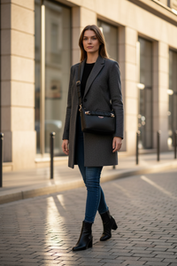 Dámská kabelka Guess Jeans z černého polyuretanu