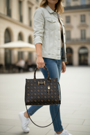 Dámská kabelka Guess Jeans Marrone z polyuretanu