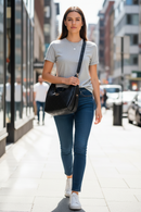 Guess Jeans Black Polyurethane Women's Handbag