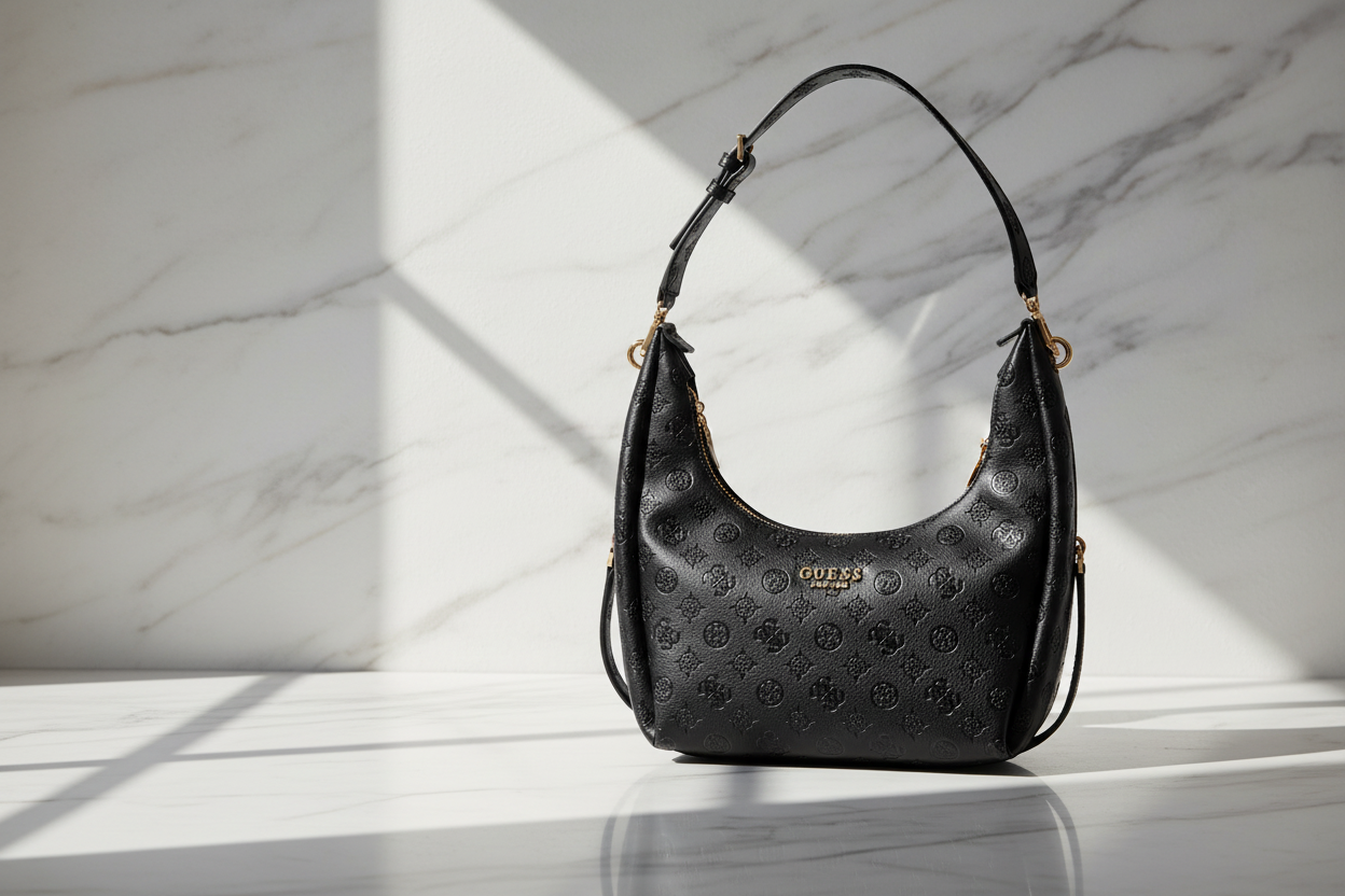 Guess Jeans Black Polyurethane Women's Handbag