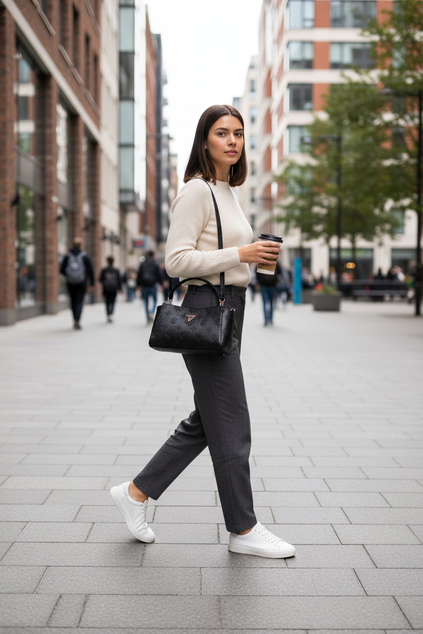 Dámská kabelka Guess Jeans černá