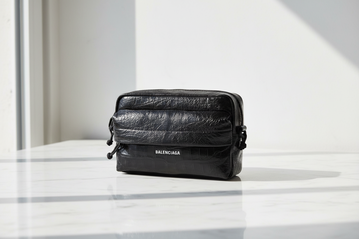 Balenciaga Svart Lamm Ovis Aries Aries Axelväska