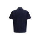 Burberry Blue Wool Polo Shirt