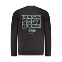 Tommy Hilfiger Black Cotton Men Sweatshirt