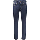 Tommy Hilfiger Blue Cotton Men's Slim Tapered Jeans