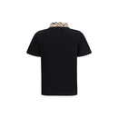 Burberry Black Cotton Polo Shirt