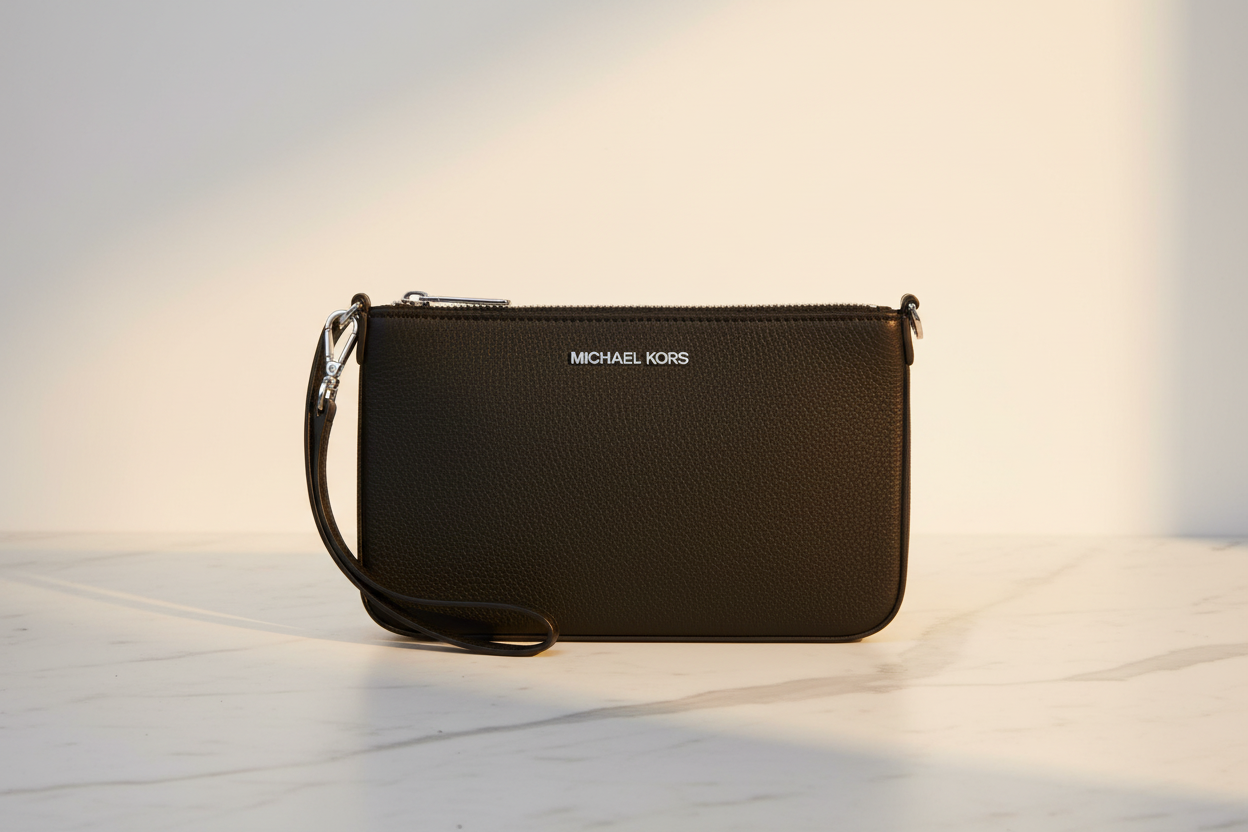 Michael Kors svart nylon axelväska