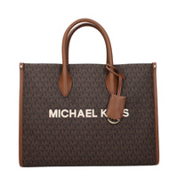 Michael Kors brun tygväska