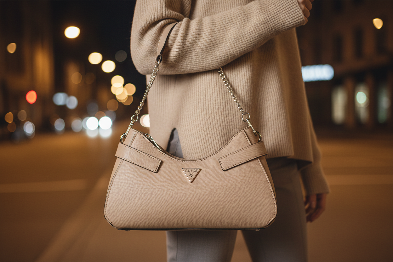 Dámská kabelka Guess Jeans Rosa z poliuretanu