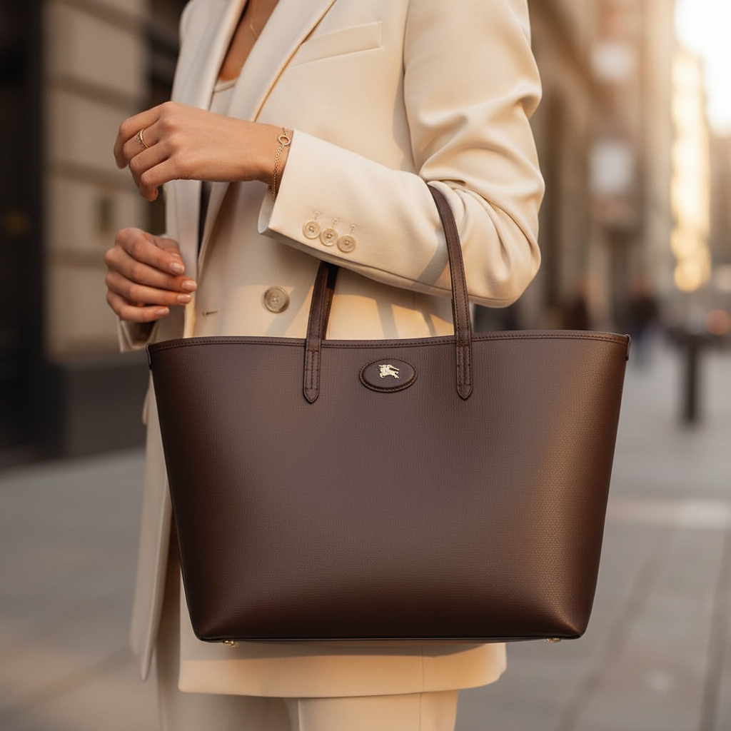 Burberry Multicolor Calf Leather Bos Taurus Shoulder Bag