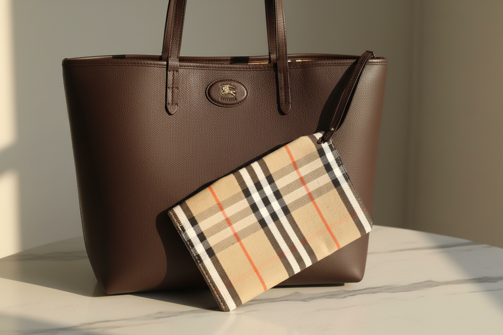 Burberry Multicolor Calf Leather Bos Taurus Shoulder Bag