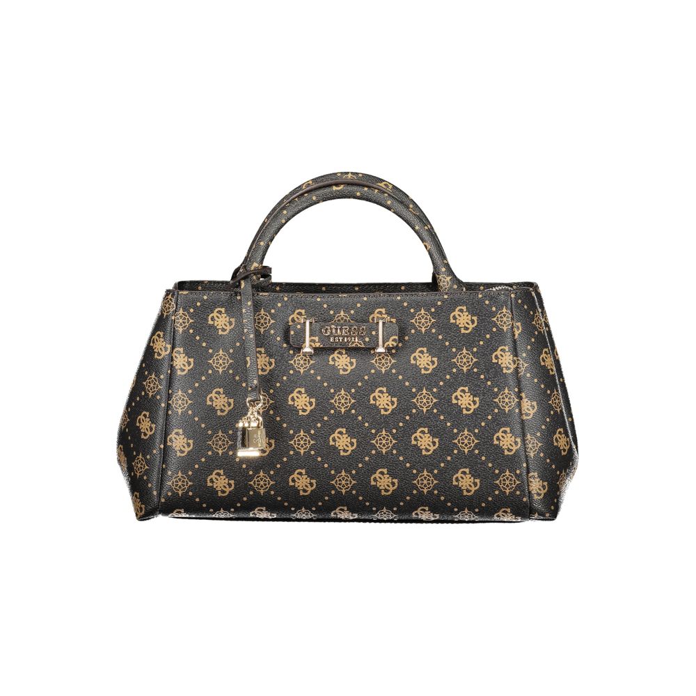 Guess Jeans Marrone Poliuretano Damhandväska