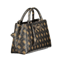 Guess Jeans Marrone Poliuretano Damhandväska