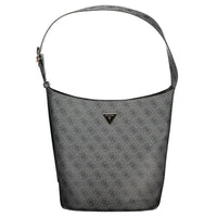 Guess Jeans svart polyuretan damhandväska