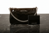 Černá plátěná psací taška Michael Kors