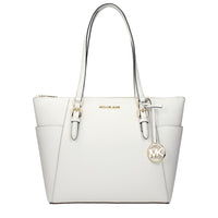 Michael Kors White Leather Shoulder Bag