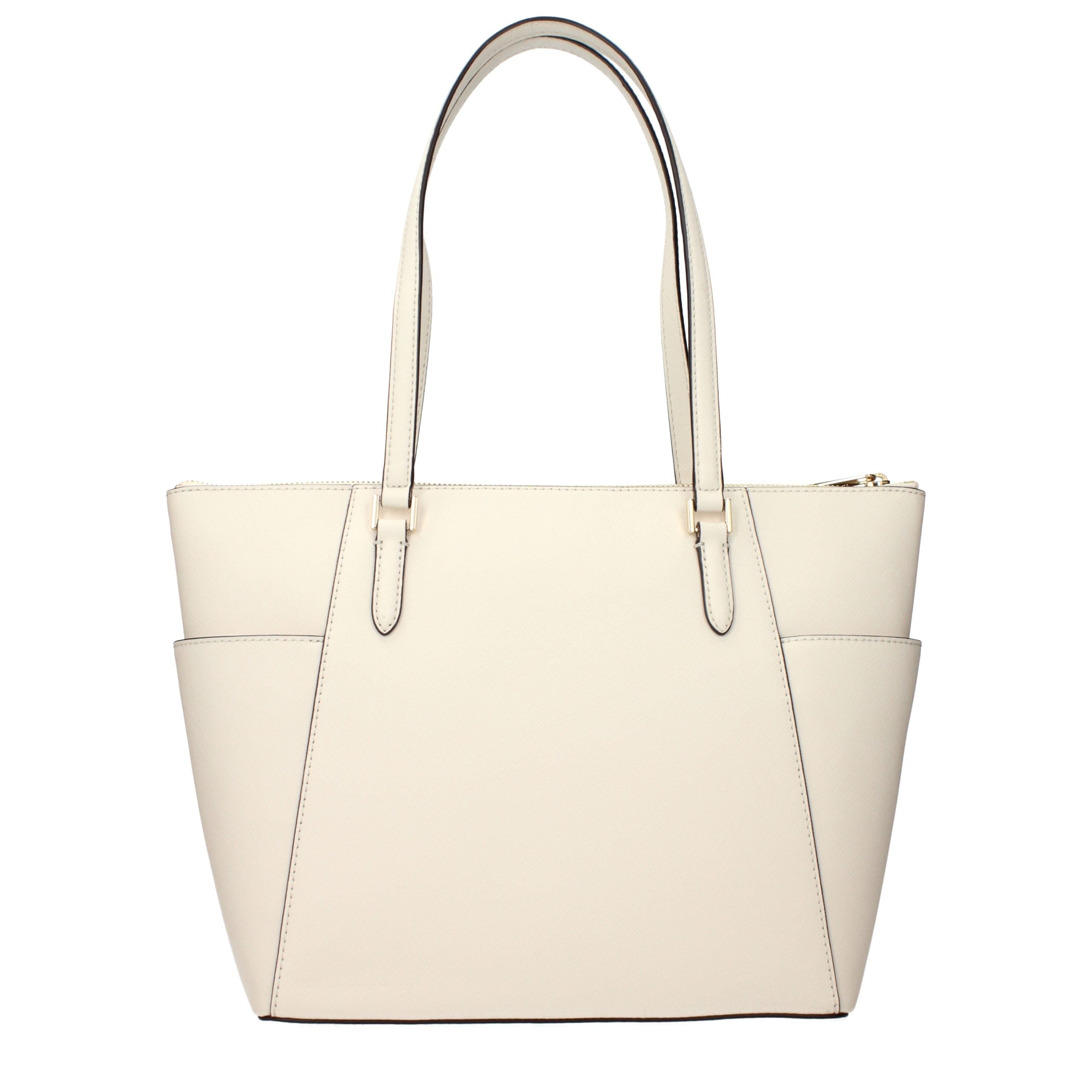 Michael Kors Beige Läder Axelväska
