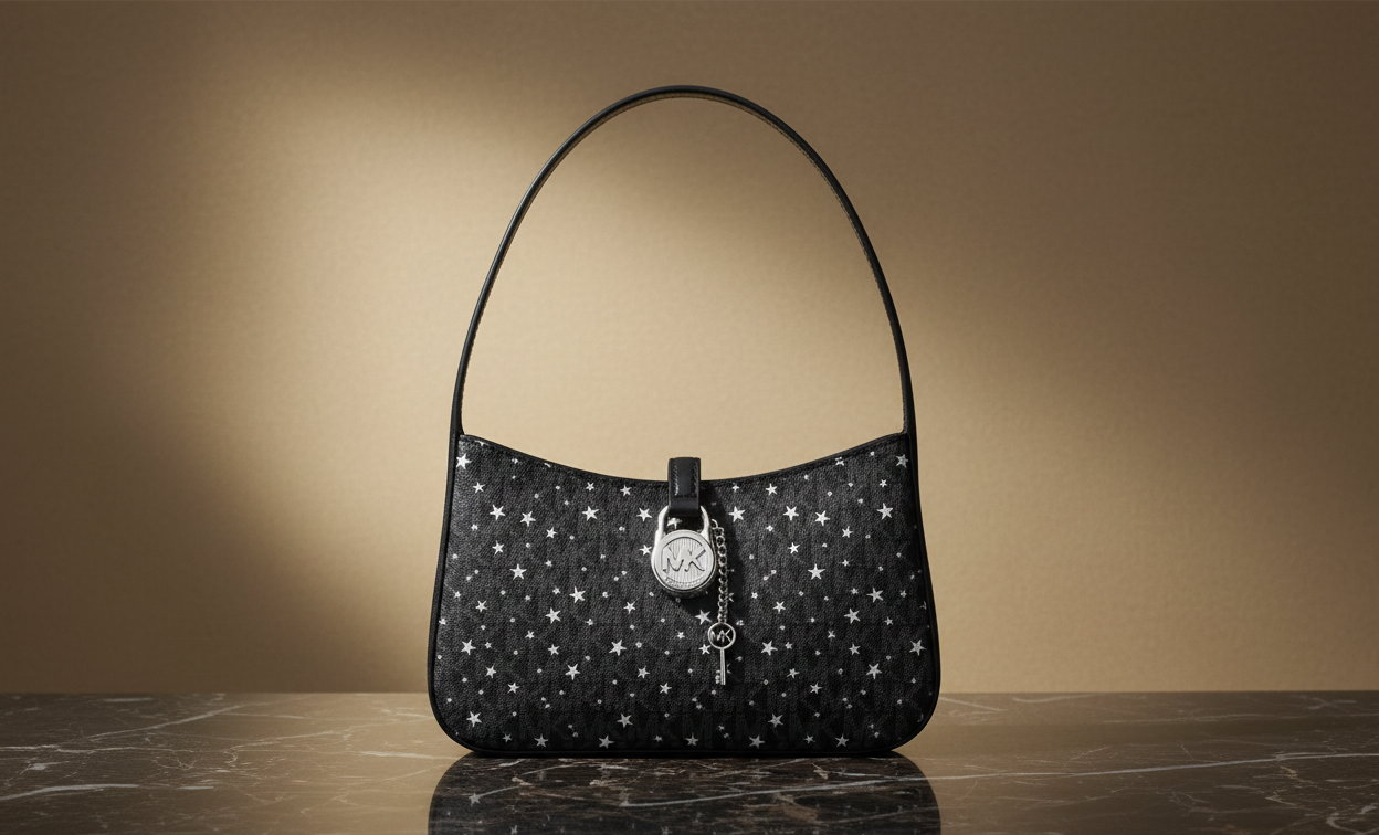 Černá látková kabelka Michael Kors