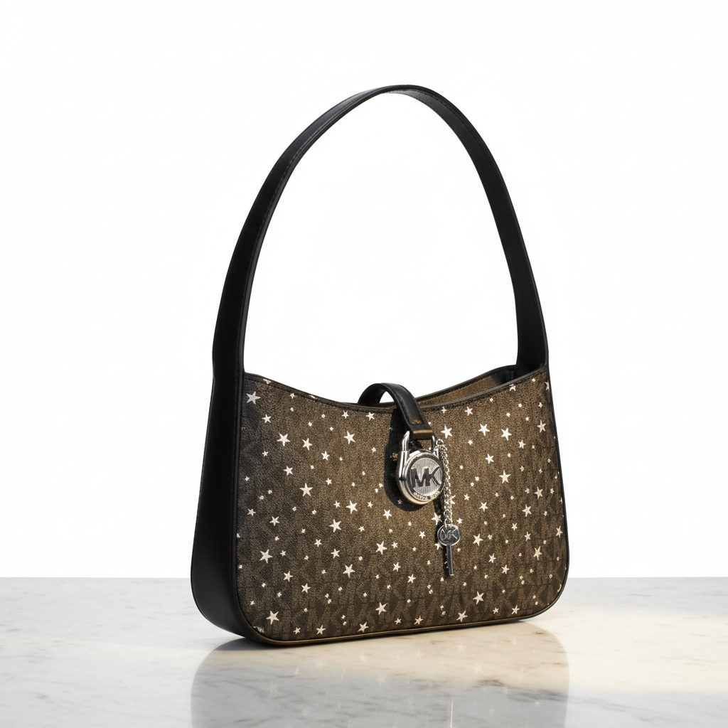 Černá látková kabelka Michael Kors