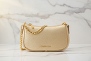 Michael Kors Guldfärgad Päls Axelväska