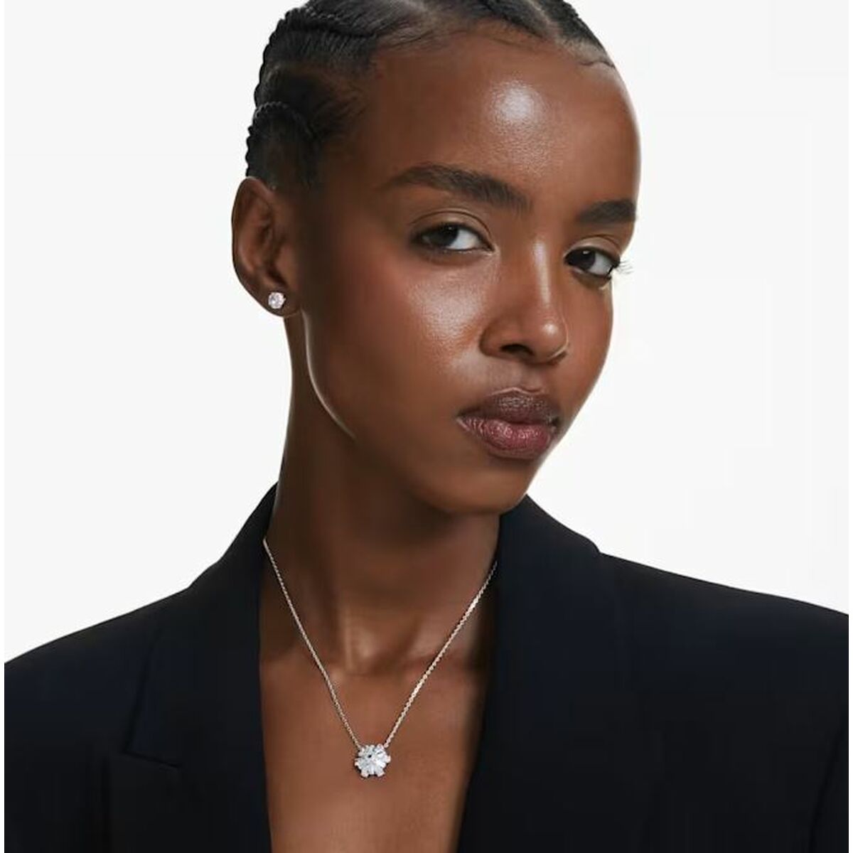 Women's necklace and matching earrings set Swarovski 5691486