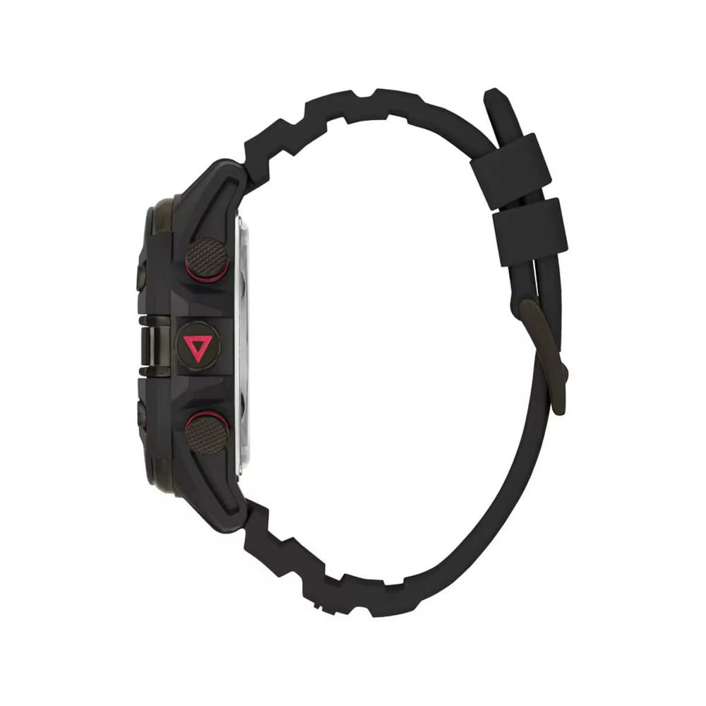 Guess svart sportklocka i harts