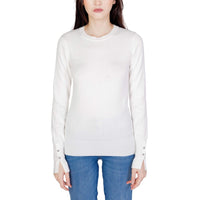 Guess White Cotton Sweatshirt