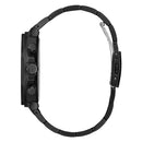 Guess svart rostfritt stålarmbandsklocka