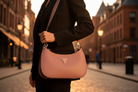 Guess Jeans Rosa Damväska