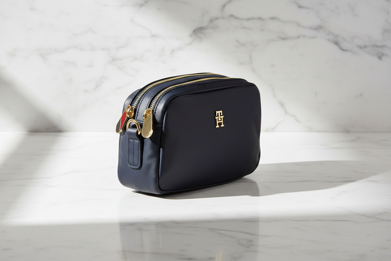 Tommy Hilfiger Blue Polyester Women Handbag