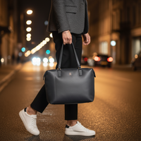 Tommy Hilfiger Blue Polyester Women Shoulder Bag