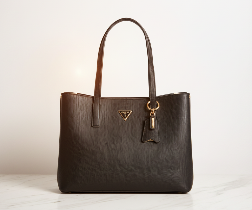 Dámská kabelka přes rameno Guess Jeans z černého polyuretanu