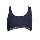 Tommy Hilfiger Blu Cotone Women Sports Bra