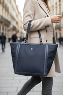 Tommy Hilfiger Blue Polyester Women Handbag